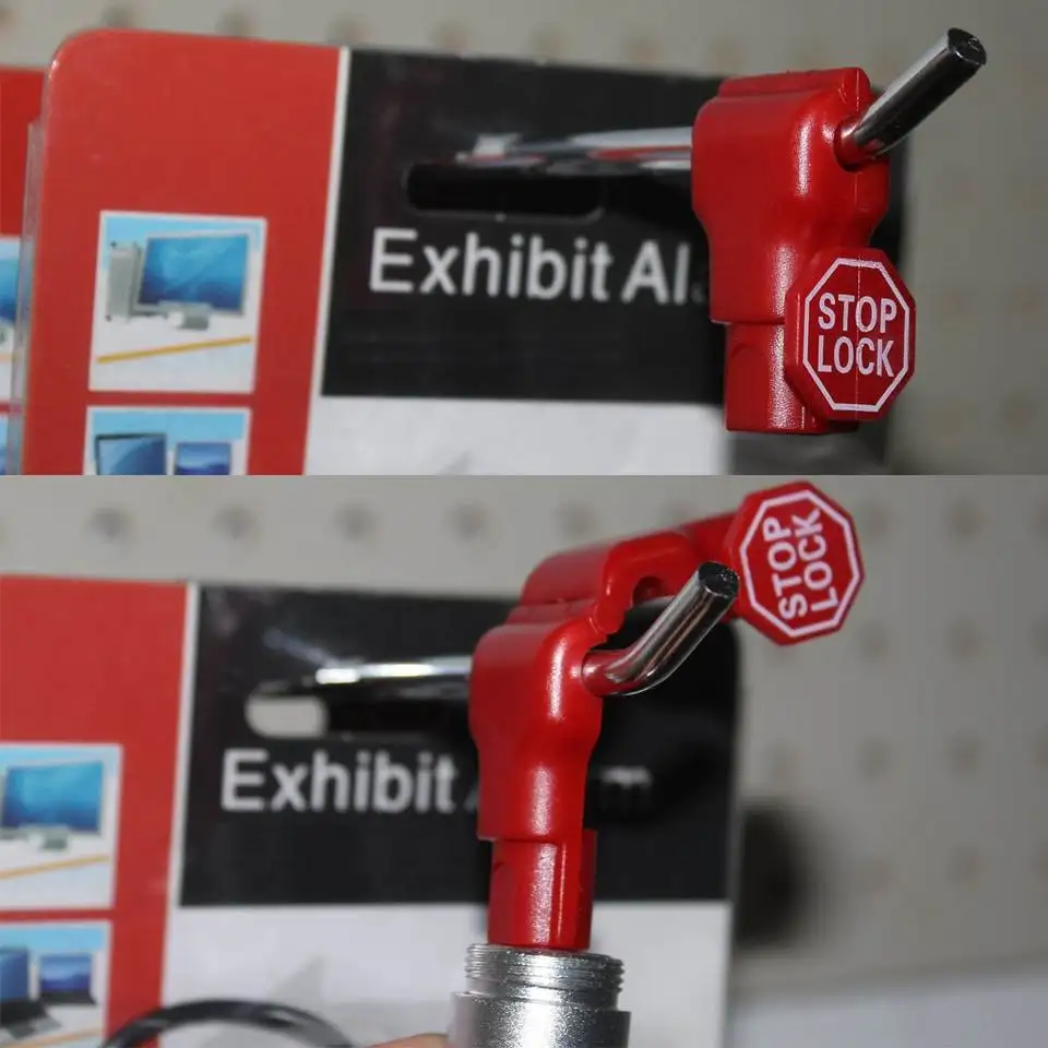 Display Security Peg Hook Stop Lock