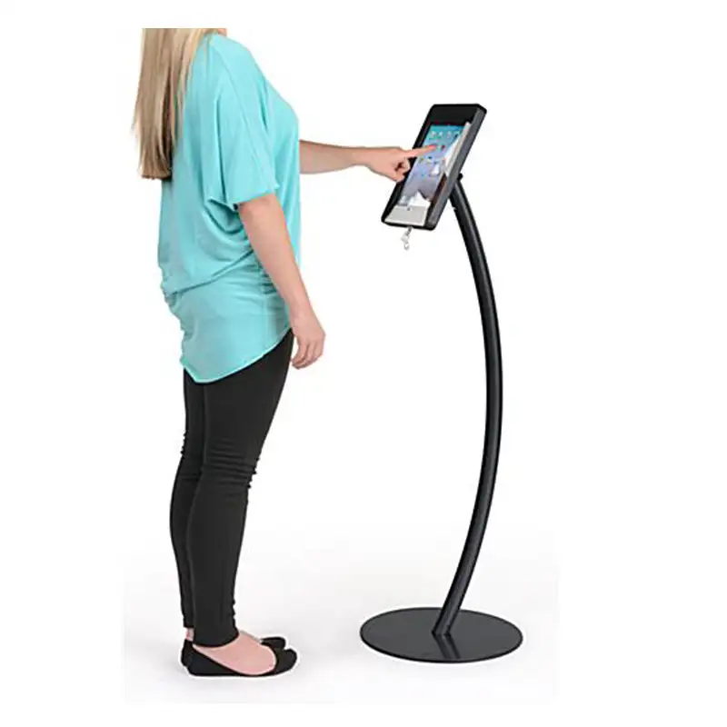 Rotating Curved Display Floor Stand Holder