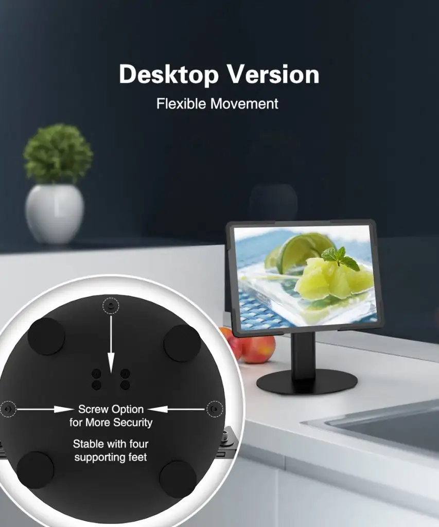 ZXED-2 Desktop Stand + Universal Enclosure - Universal Tablet Holder - 1