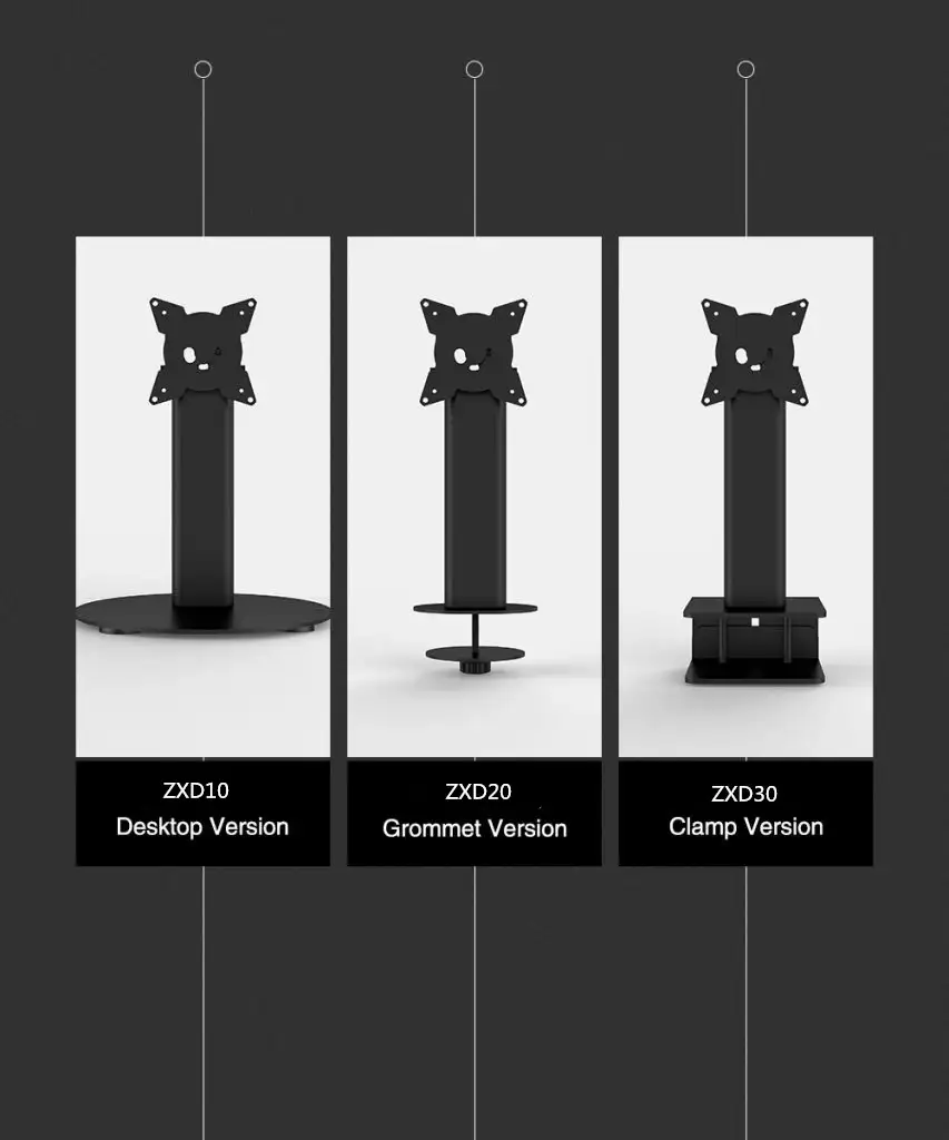 ZXD10 360 ° Rotatable Table Tablet Adjustable Stand - Universal Tablet Holder - 2